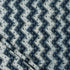 Zig Zag Indigo Blue Hand Block Printed Fabric