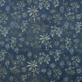 Indigo Blue Floral 100% Cotton Fabric