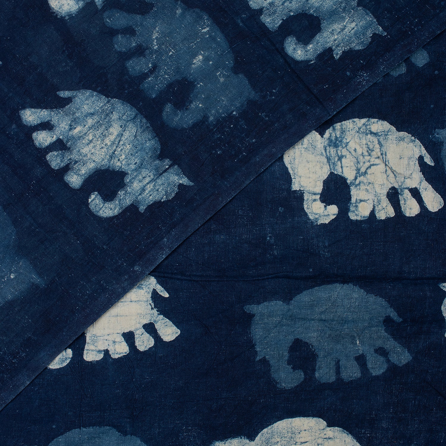 Indian Indigo Hand Block Printed Fabric Online