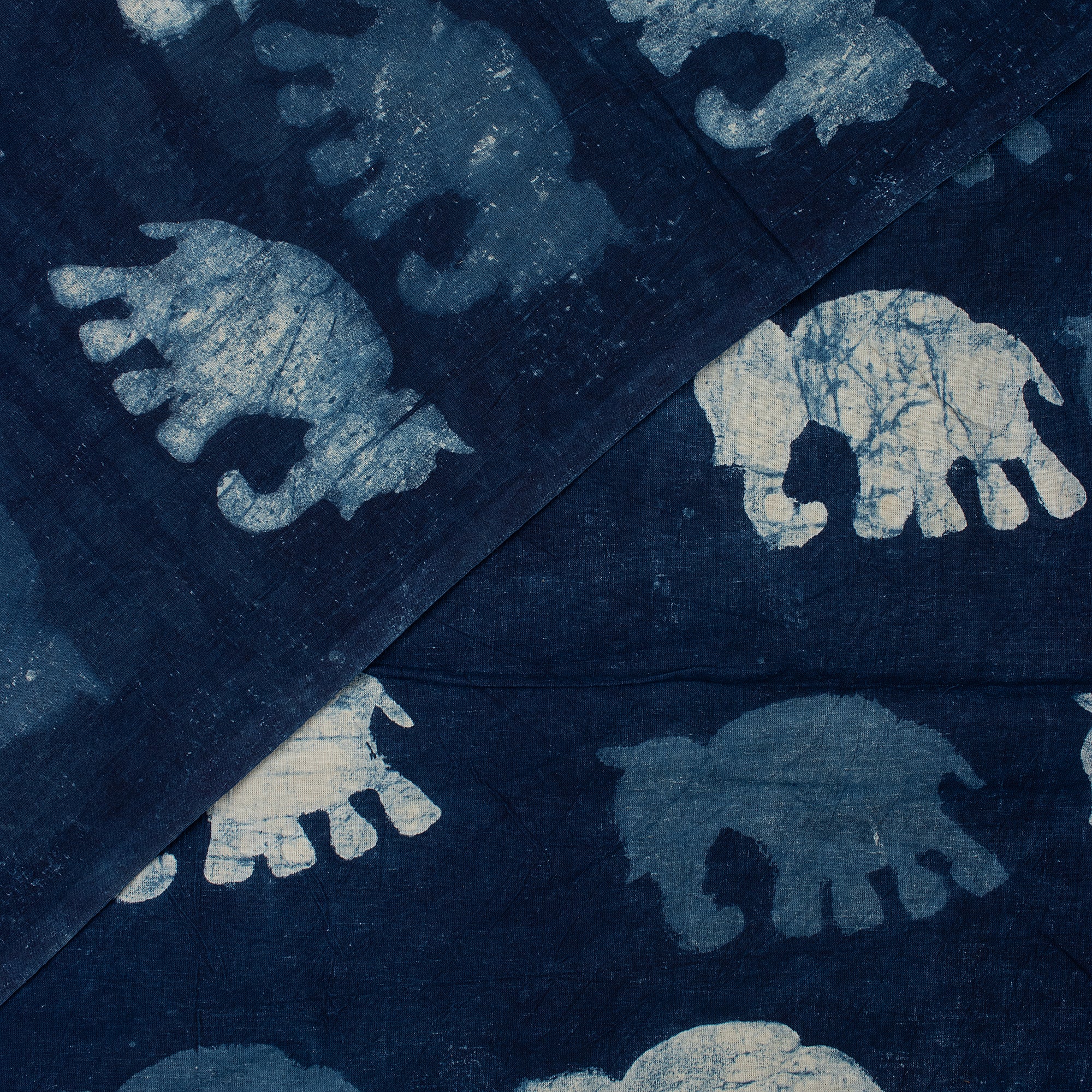 Indian Indigo Hand Block Printed Fabric Online