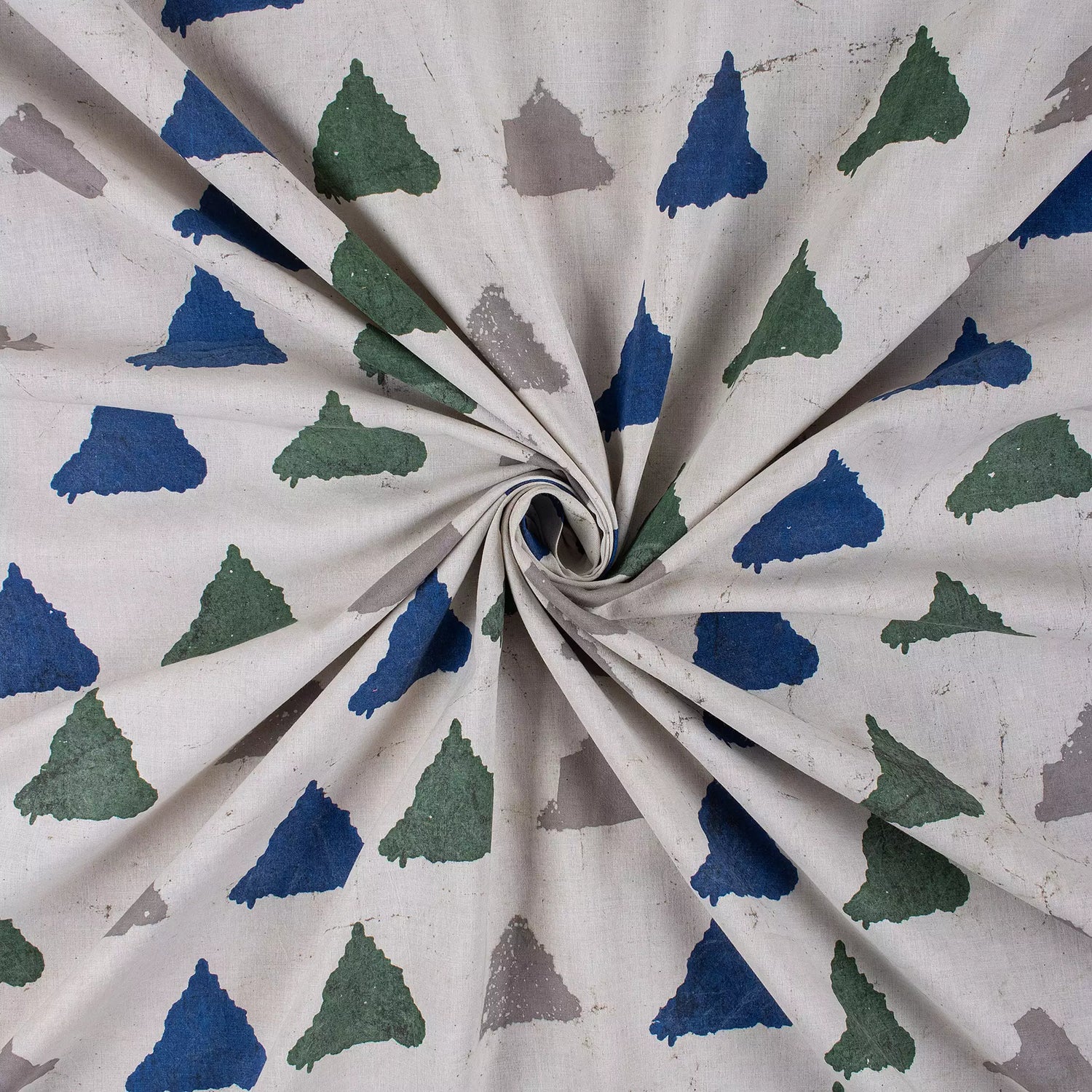 Indian Hand Block Printed Cotton Kashish Dress Fabric