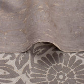 Brown Floral Kashish Cotton Dress Making Fabric