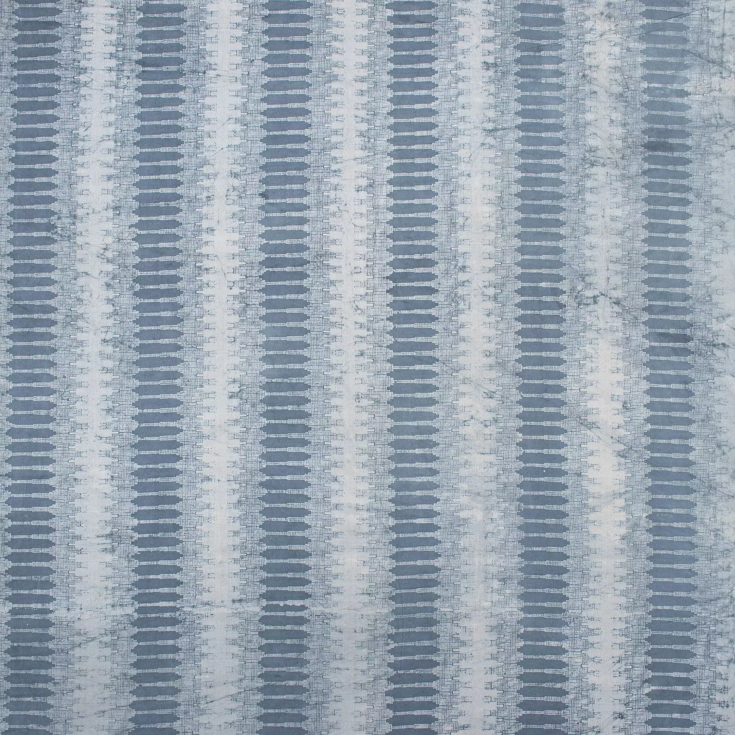 Indian Hand Block Blue Stripe Kashish Fabric