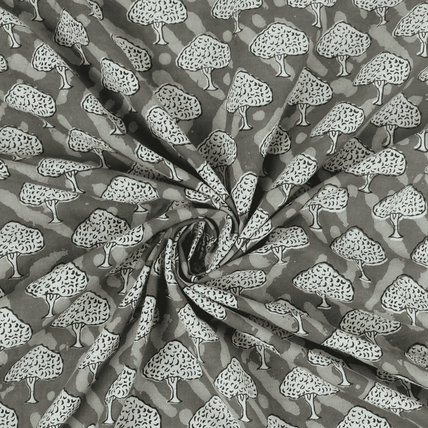 Natural Tree Kashish Printed Cotton Fabric