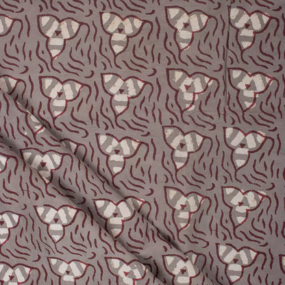 Floral Hand Block Printed Kashish Fabric for Home Decor