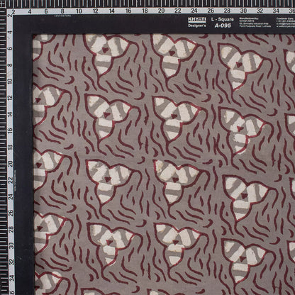 Floral Hand Block Printed Kashish Fabric for Home Decor