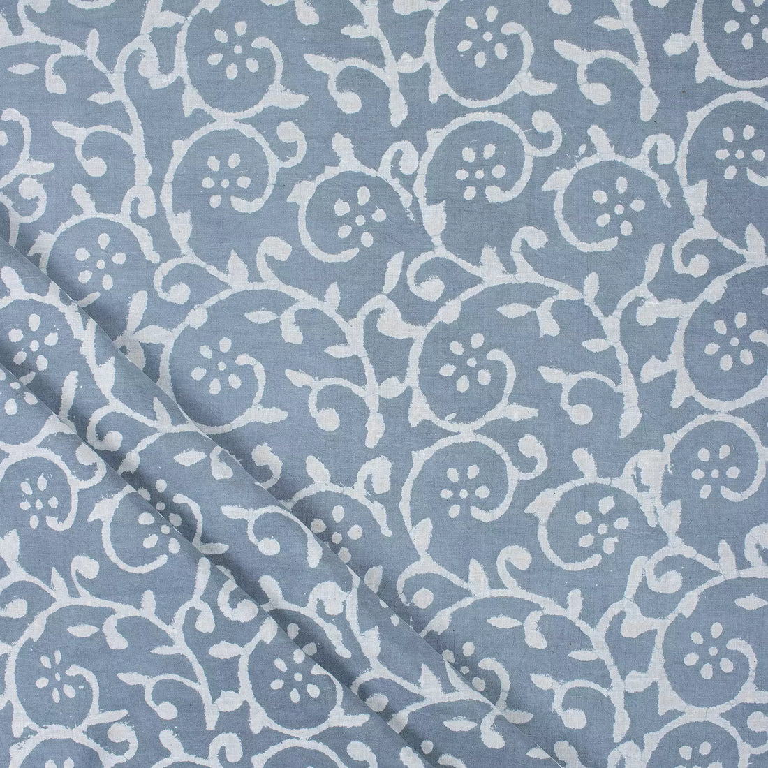 New Indian Block Printed Kashish Cotton Fabric