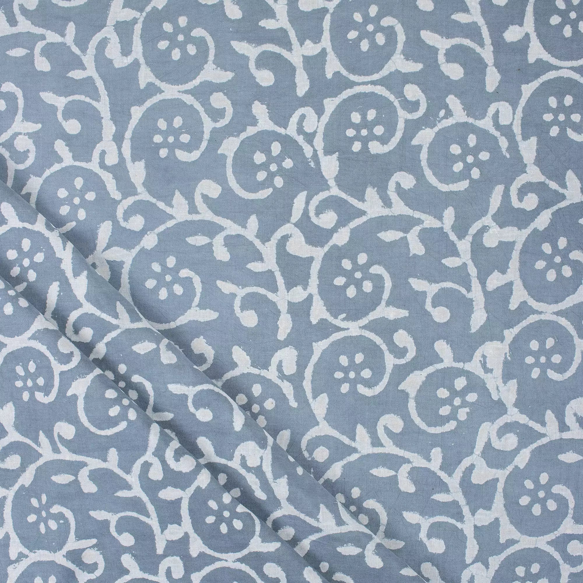 New Indian Block Printed Kashish Cotton Fabric