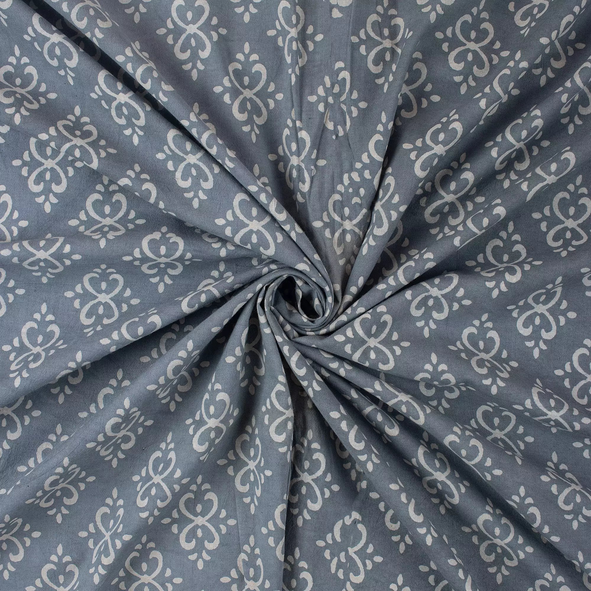 Decorative Block Printe Cotton Kashish Fabric for Clothing