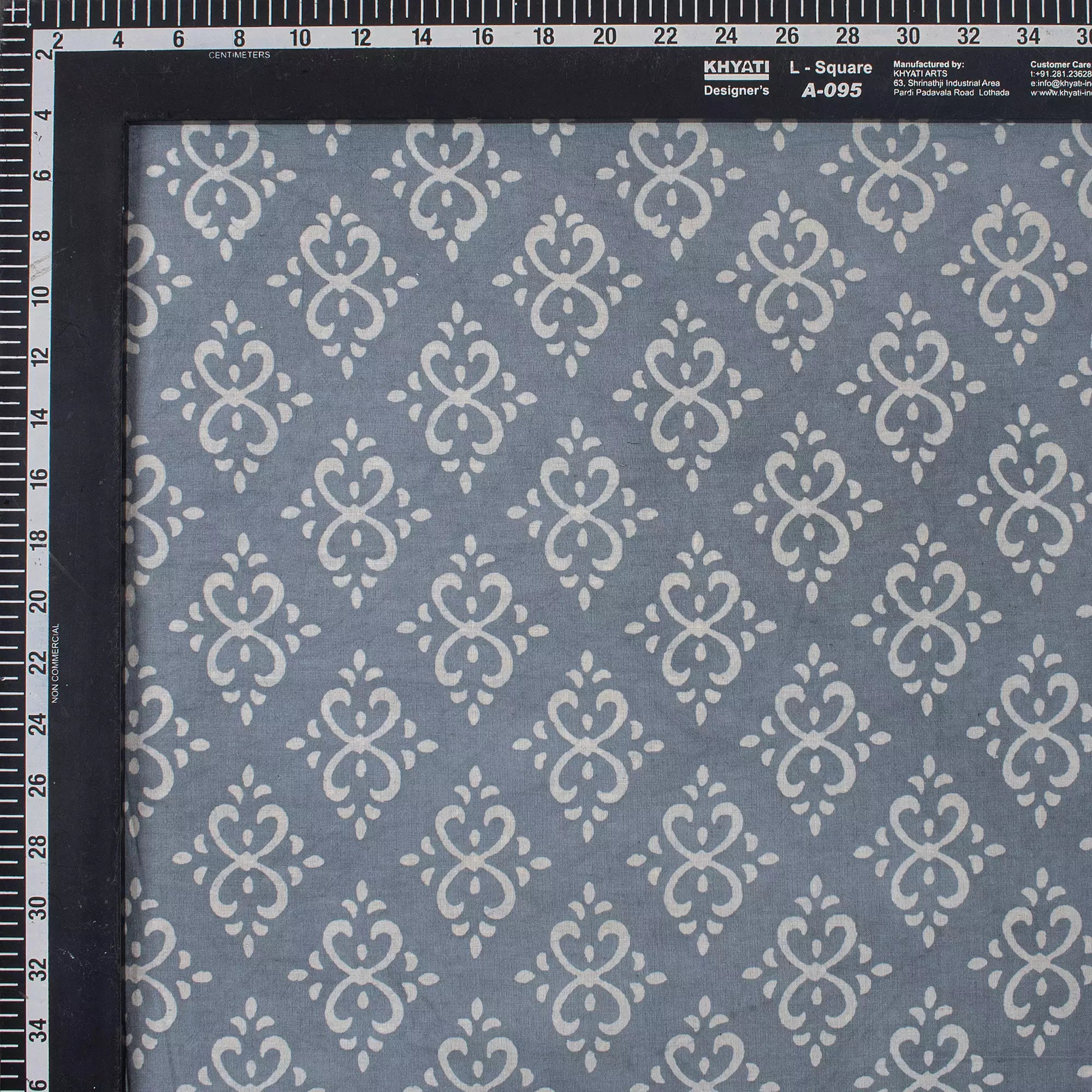 Decorative Block Printe Cotton Kashish Fabric for Clothing