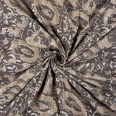 Handmade Kashish Print Brown Cotton Fabric