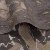 Handmade Kashish Print Brown Cotton Fabric