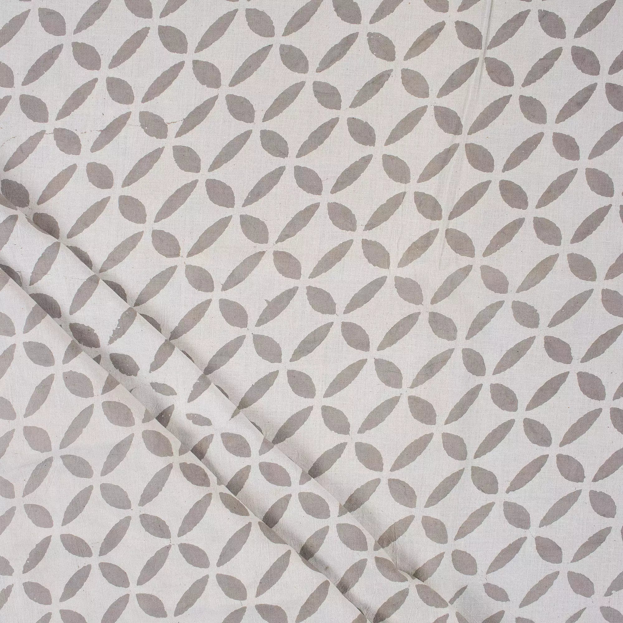 Geometric Hand Block Kashish Cotton Fabric