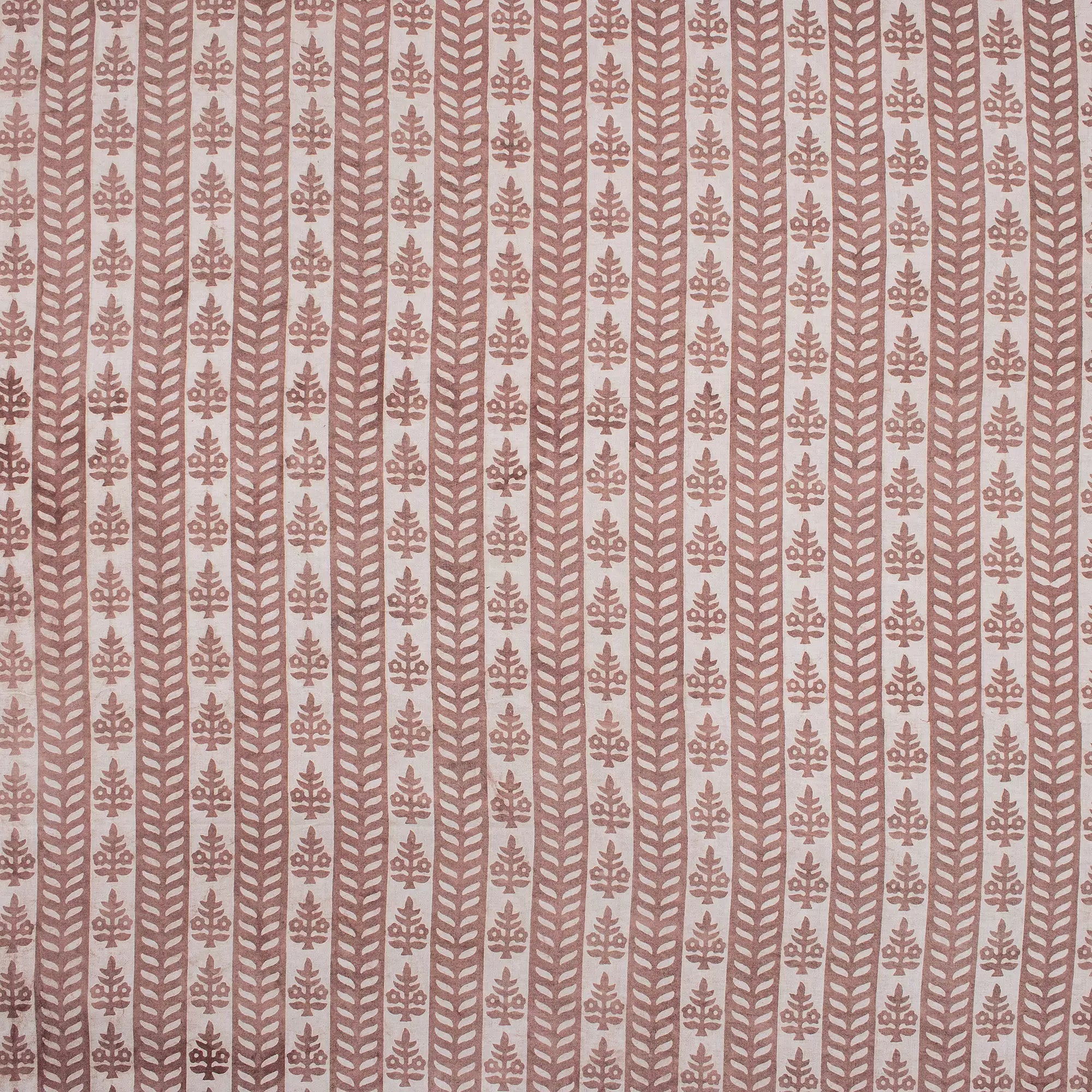 Brown Stripe Handmade Kashish Textile Fabric