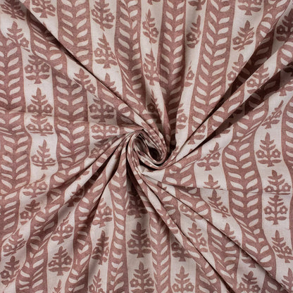 Brown Stripe Handmade Kashish Textile Fabric
