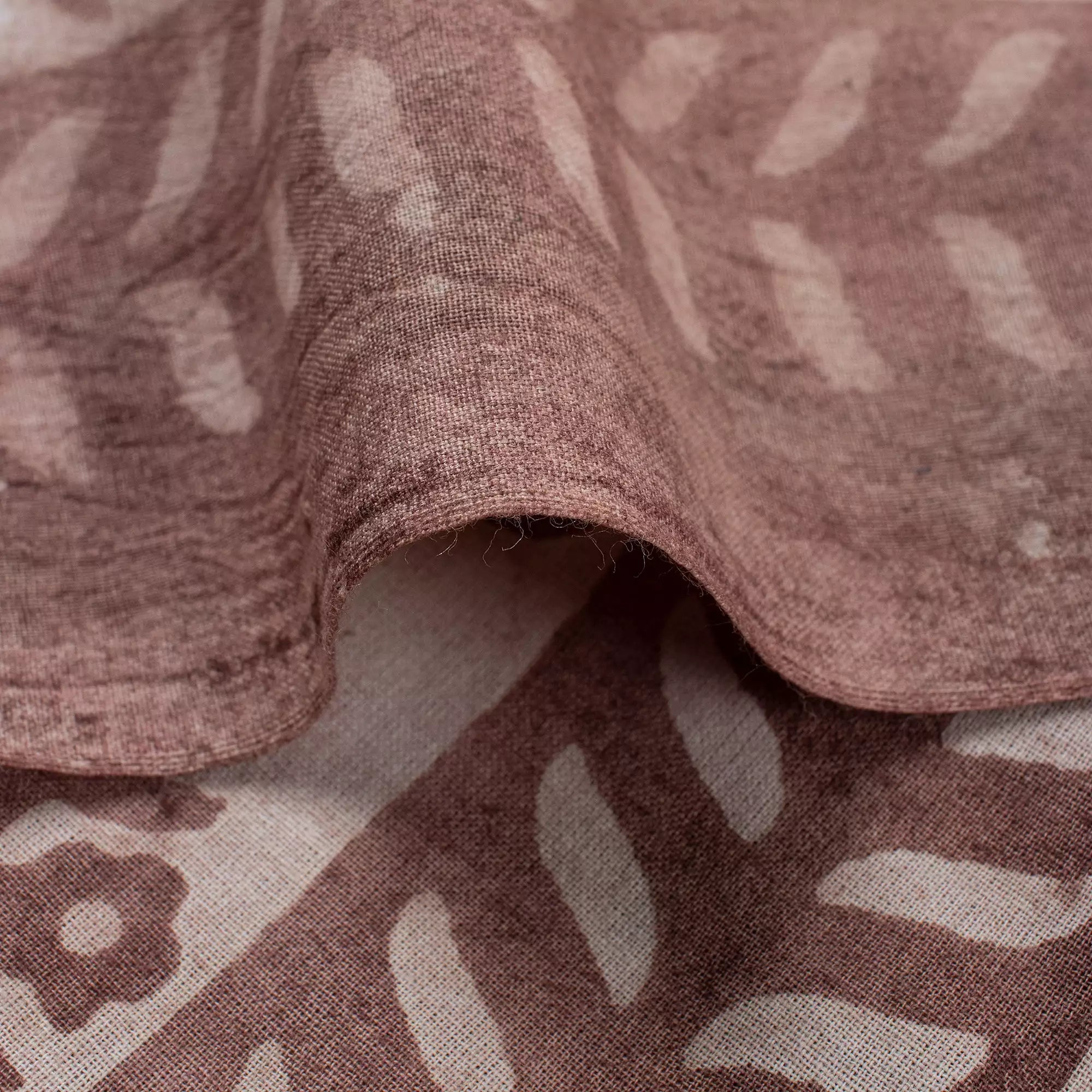 Brown Stripe Handmade Kashish Textile Fabric