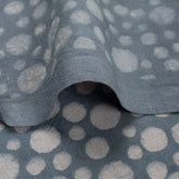 Blue Polkas Dots Printed Cotton Kashish Running Fabric