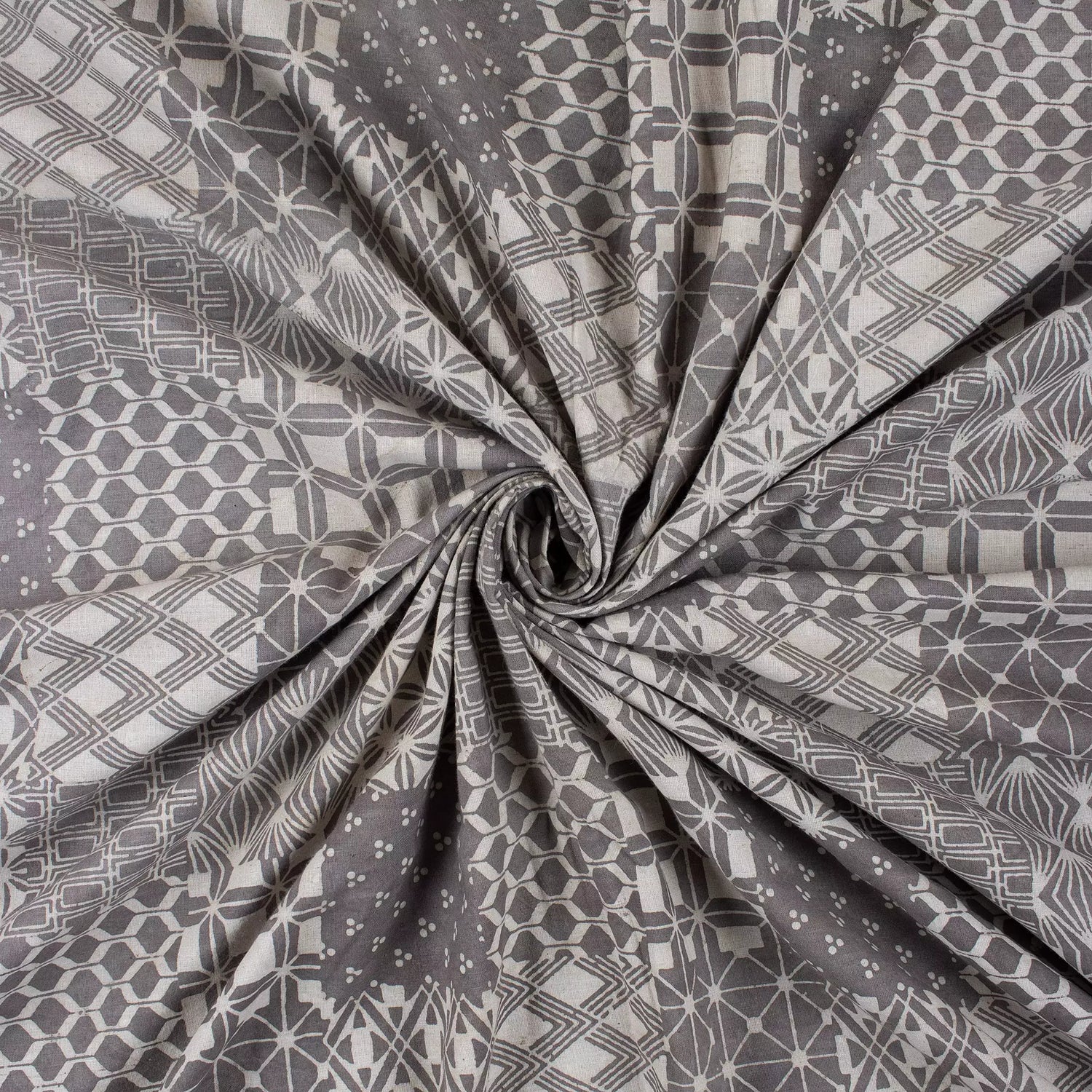 Hand Block Patchwork Kashish Printed Fabric