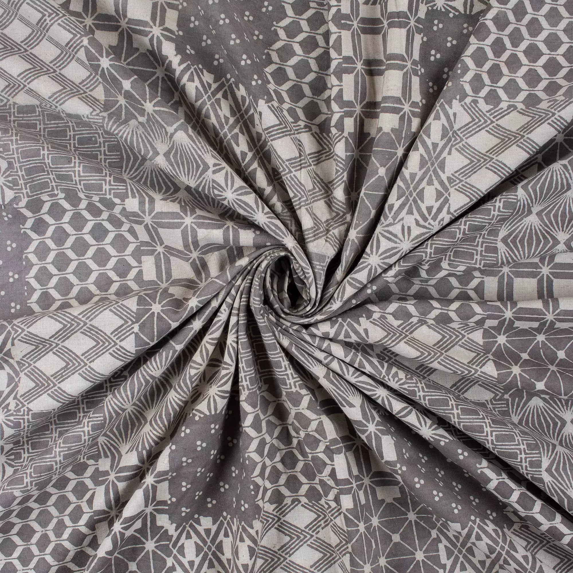 Hand Block Patchwork Kashish Printed Fabric