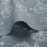 Bicycle Hand Block Cotton Kashish Fabric