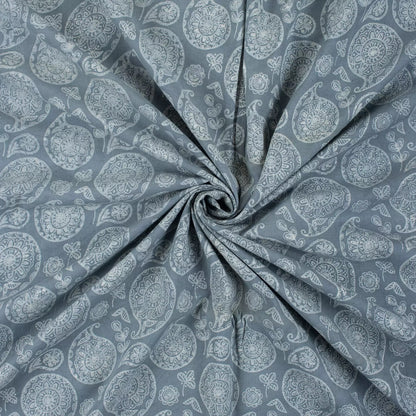 Beautiful Hand Block Paisley Print Cotton Kashish Fabric