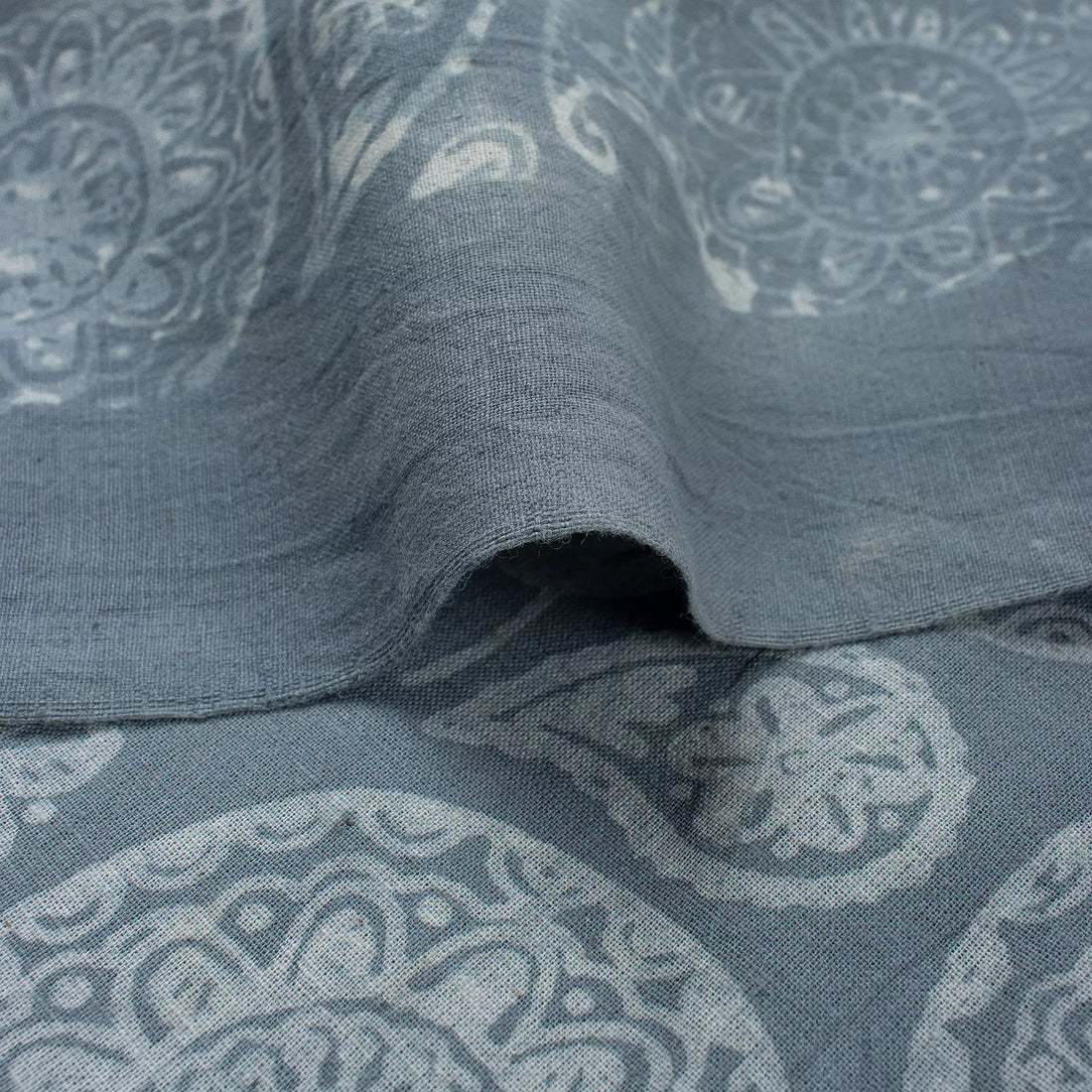 Beautiful Hand Block Paisley Print Cotton Kashish Fabric