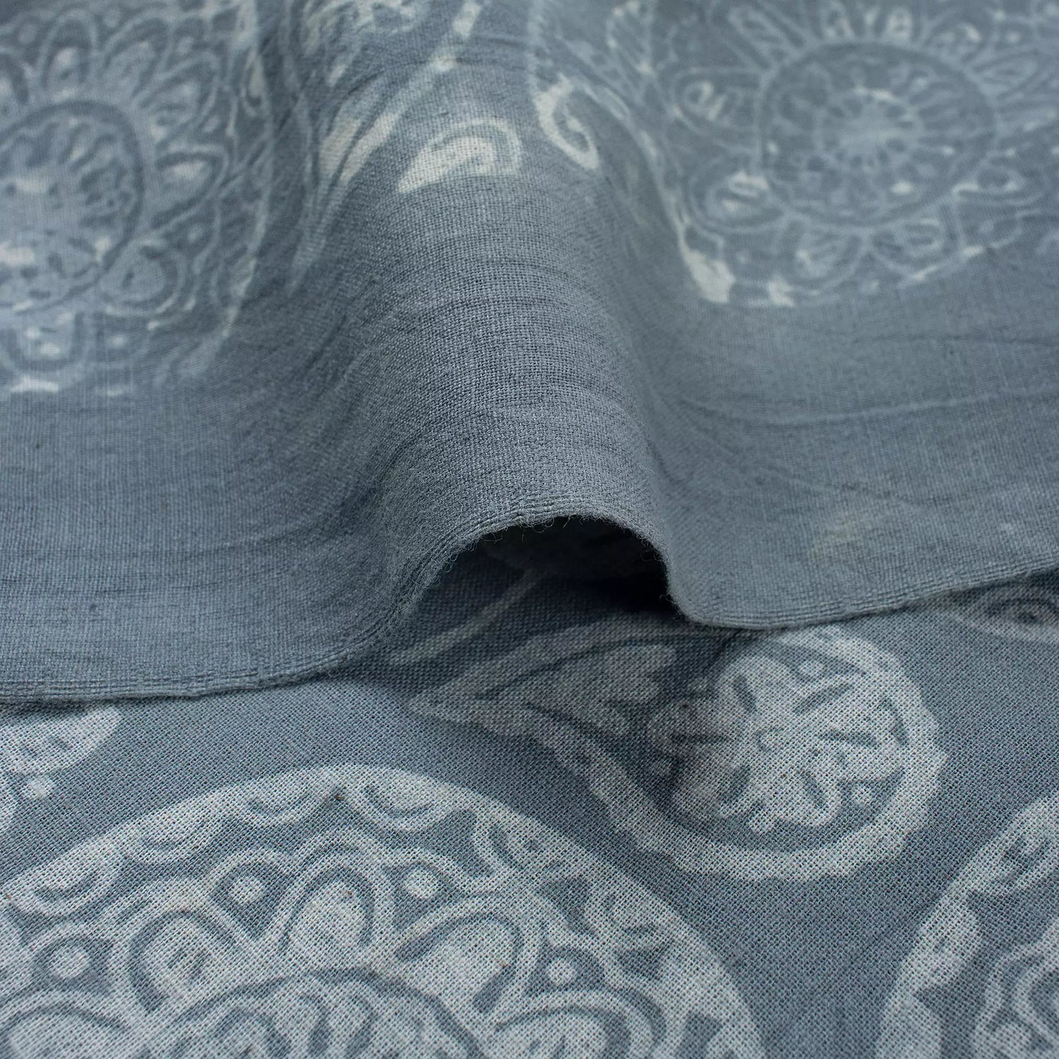 Beautiful Hand Block Paisley Print Cotton Kashish Fabric