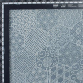 Blue Geometric Kashish Indian Fabric for Clothing
