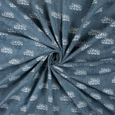 Floral Printed Handmade Pure Cotton Kashish Fabric