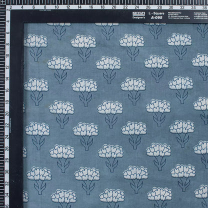 Floral Printed Handmade Pure Cotton Kashish Fabric
