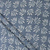 Leaf Hand Block Printed Kashish Fabric By the Yard