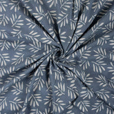 Leaf Hand Block Printed Kashish Fabric By the Yard