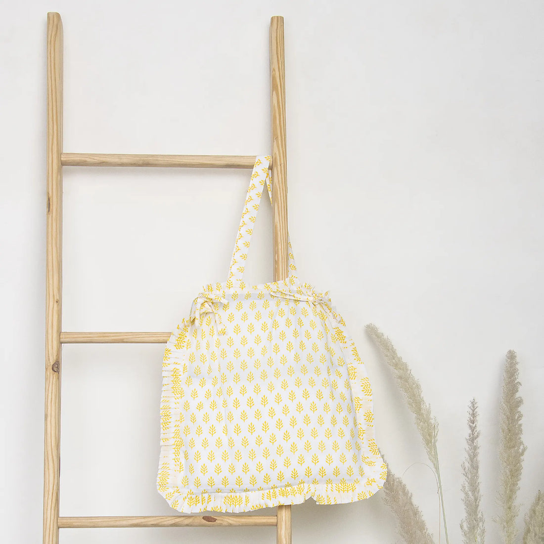 Gold Dust Print Quilted Soft Tote Bags