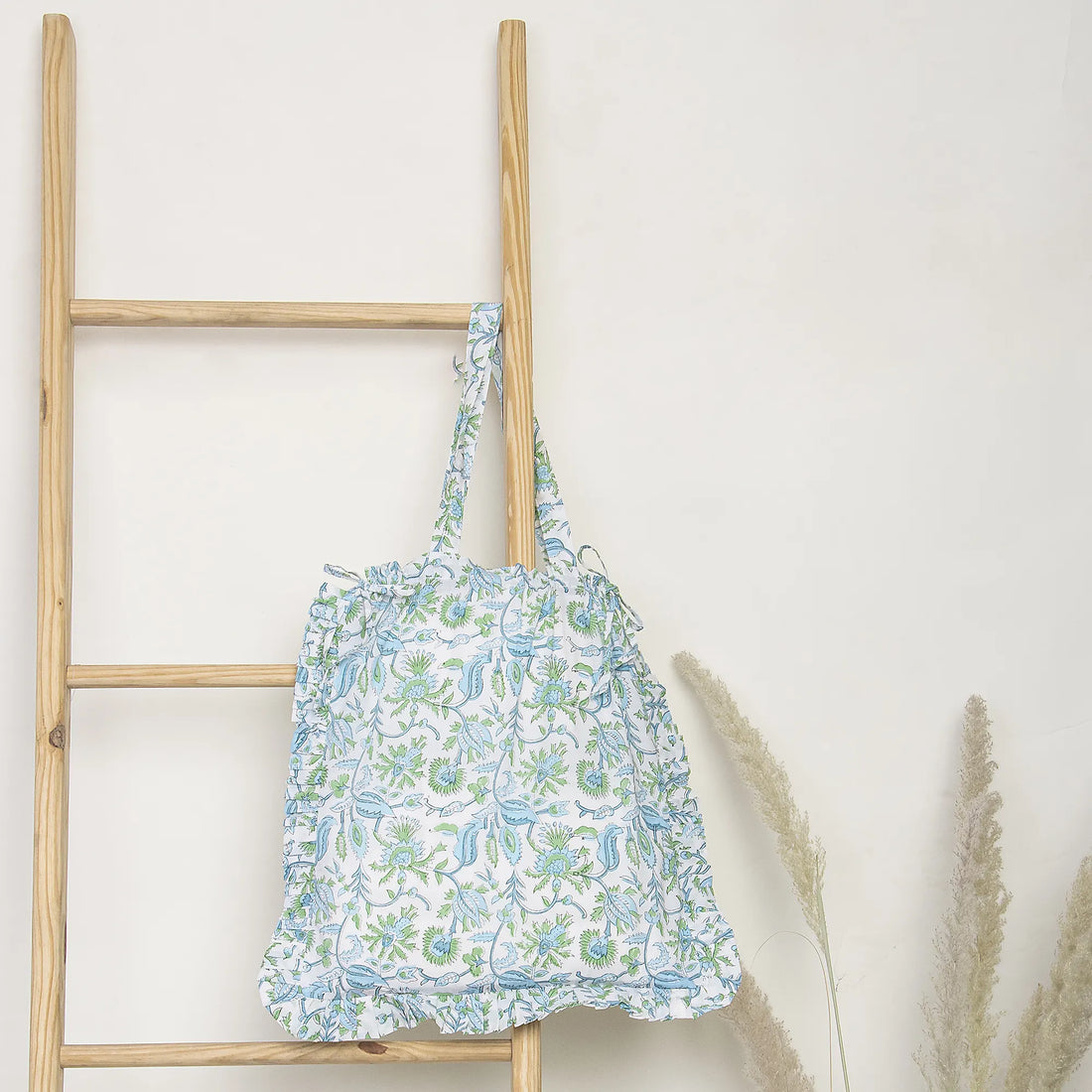 Bluebell Handmade Print Soft Cotton Tote Bags