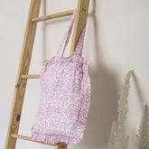 Pink Bloom Handmade Cloth Tote Bags