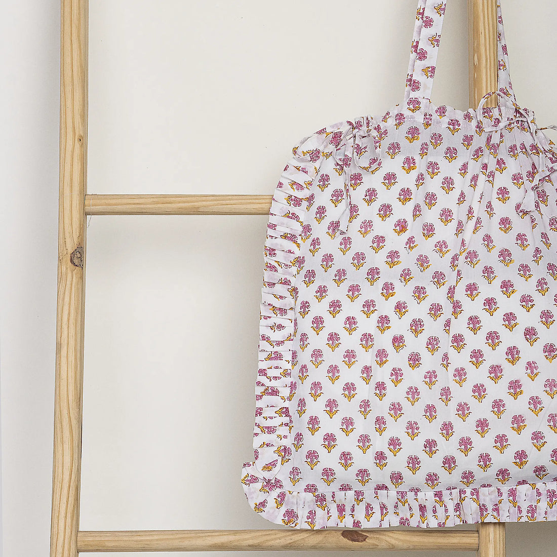 Latest Petals Print Handmade Soft Tote Bags