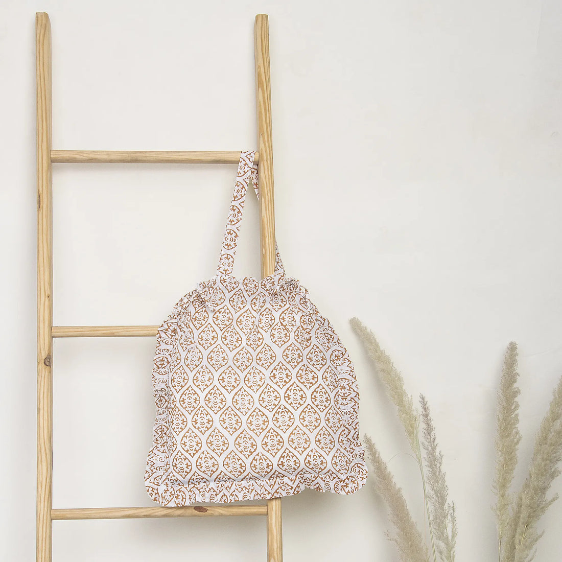 Handmade Earthy Tones Tote Bag Cloth Material