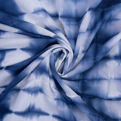 Blue Lagoon Handmade Tie Dye Fabric
