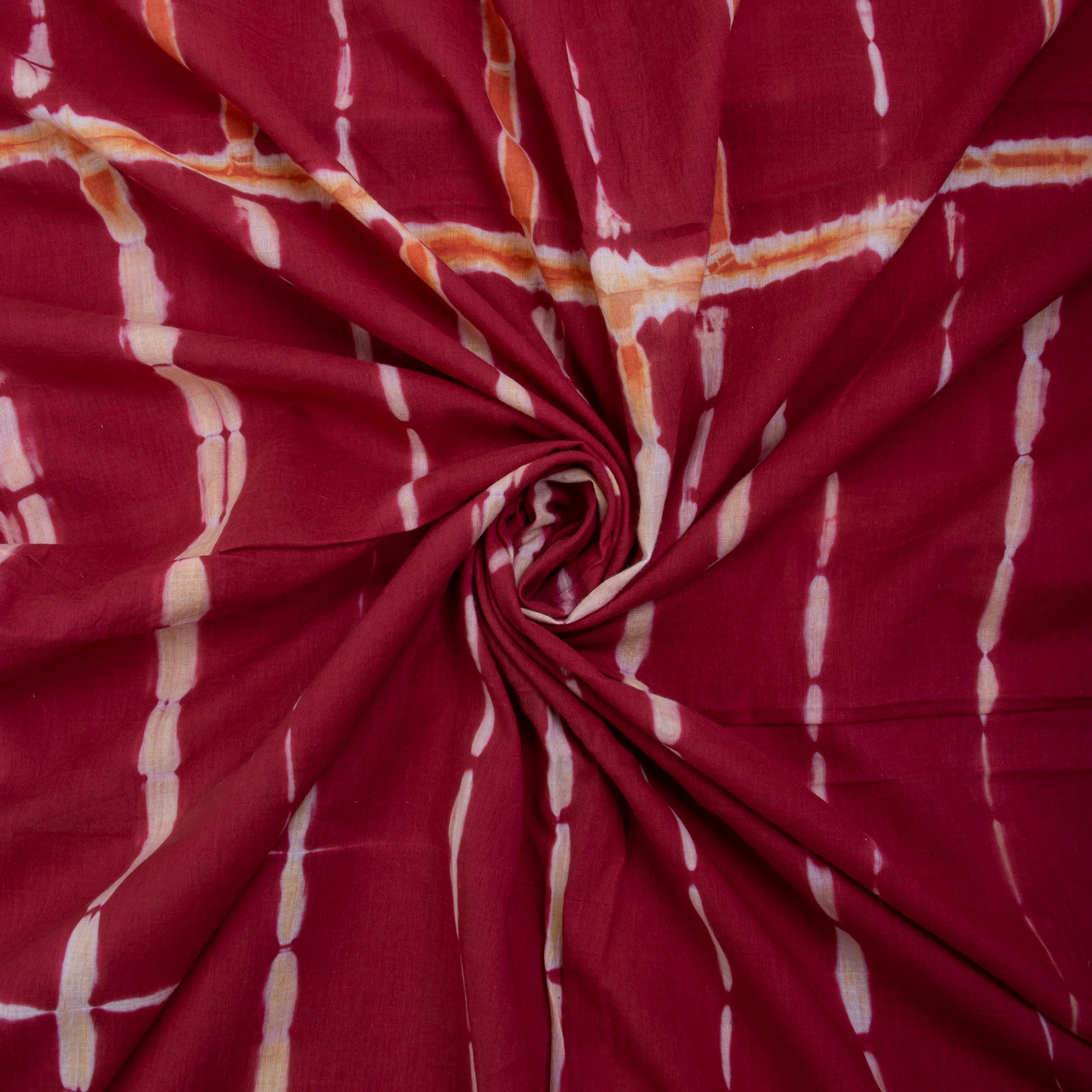 Red Tie Dye Fabric By The Yard