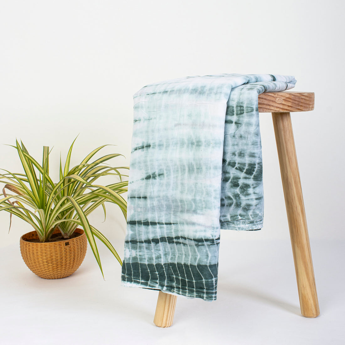 White Handmade Cotton Best Fabric to Tie Dye