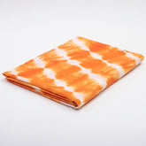 Solid Orange Tie-Dye Pure Cotton Fabric