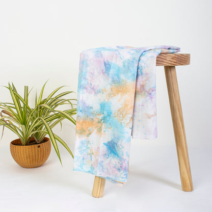 Rainbow Shibori Print Cotton Fabric