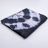 Shibori Cotton Fabric Black Circle Tie & Dye Fabric