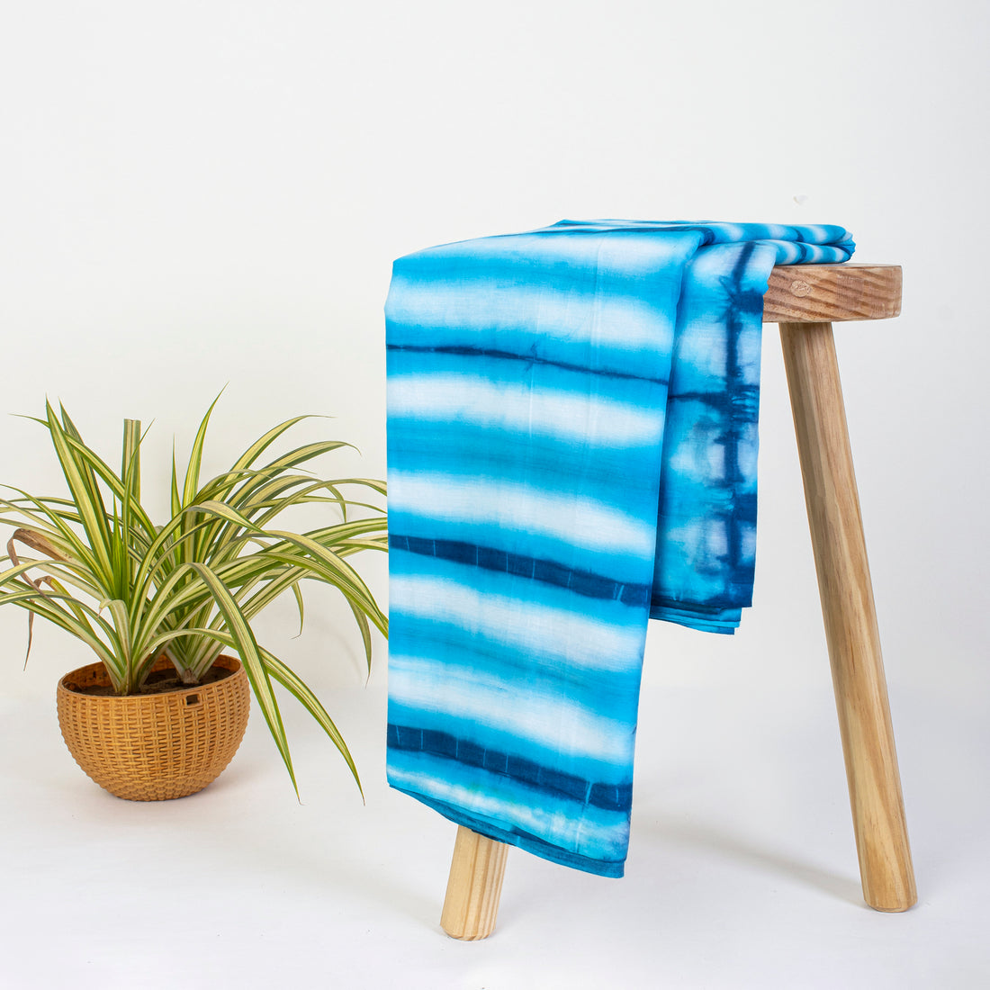 Light Blue Cotton Tie Dye Clothes