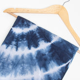 Dark Blue Soft Cotton Tie Dye Jaipuri Fabric