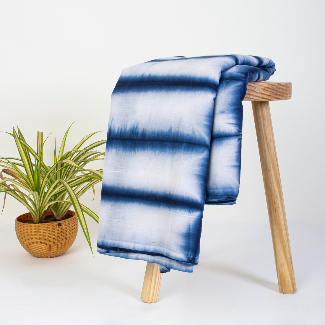 Blue Handmade Cotton Tie Dye Clothing