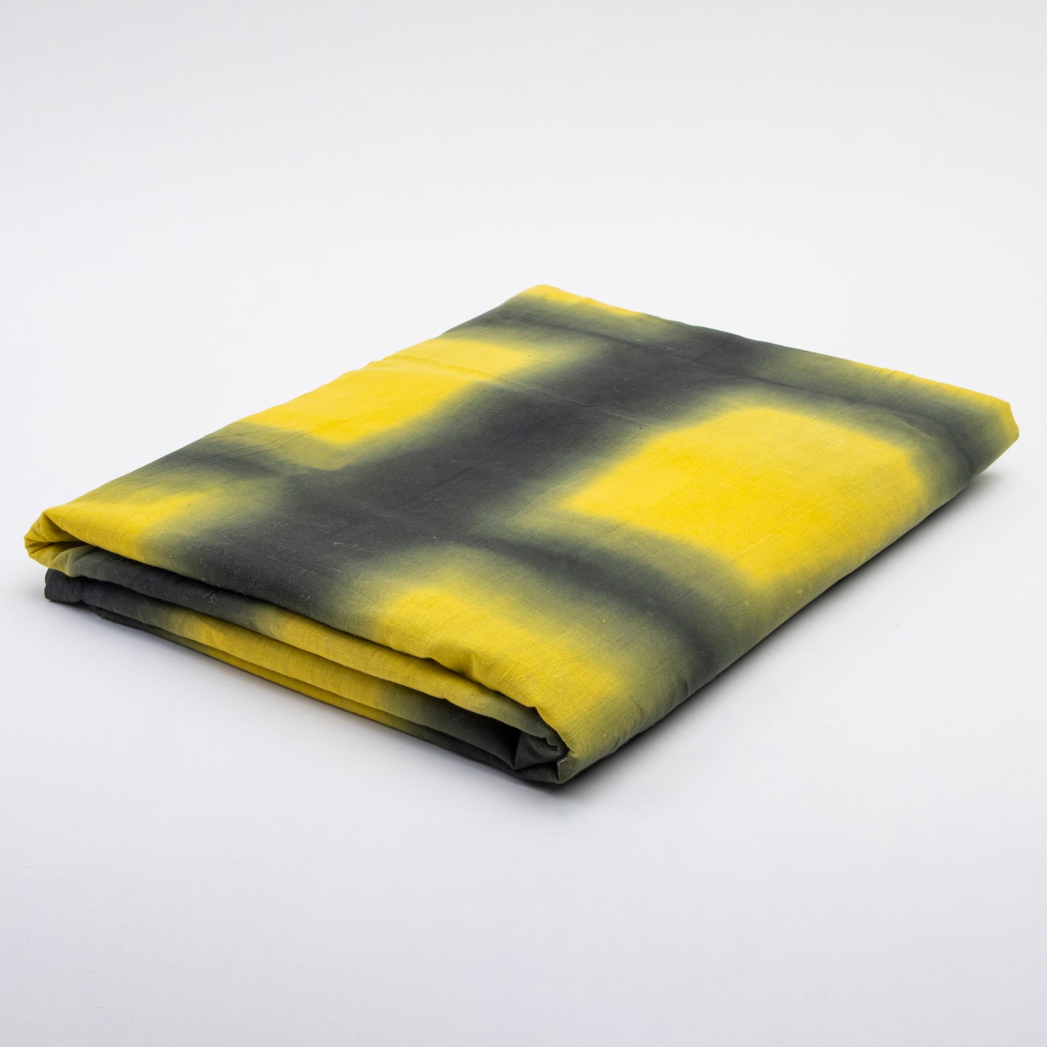 Light Yellow Handmade Tie Dye Pure Cotton fabric