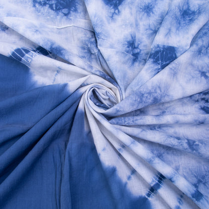 Dark Blue Organic Cotton Tie Dye Materials