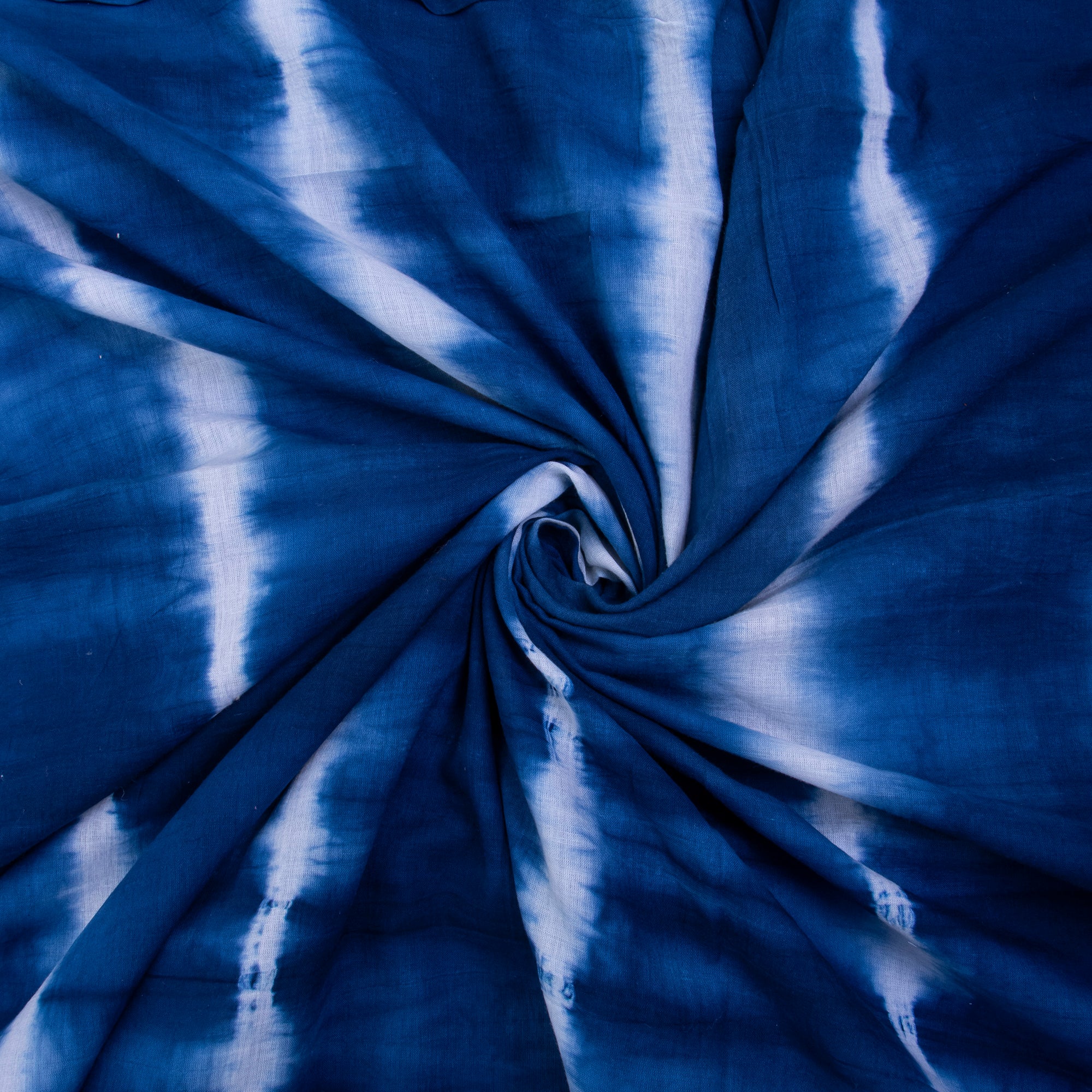 Best Tie Dye Solid Blue Handmade Cotton Fabric