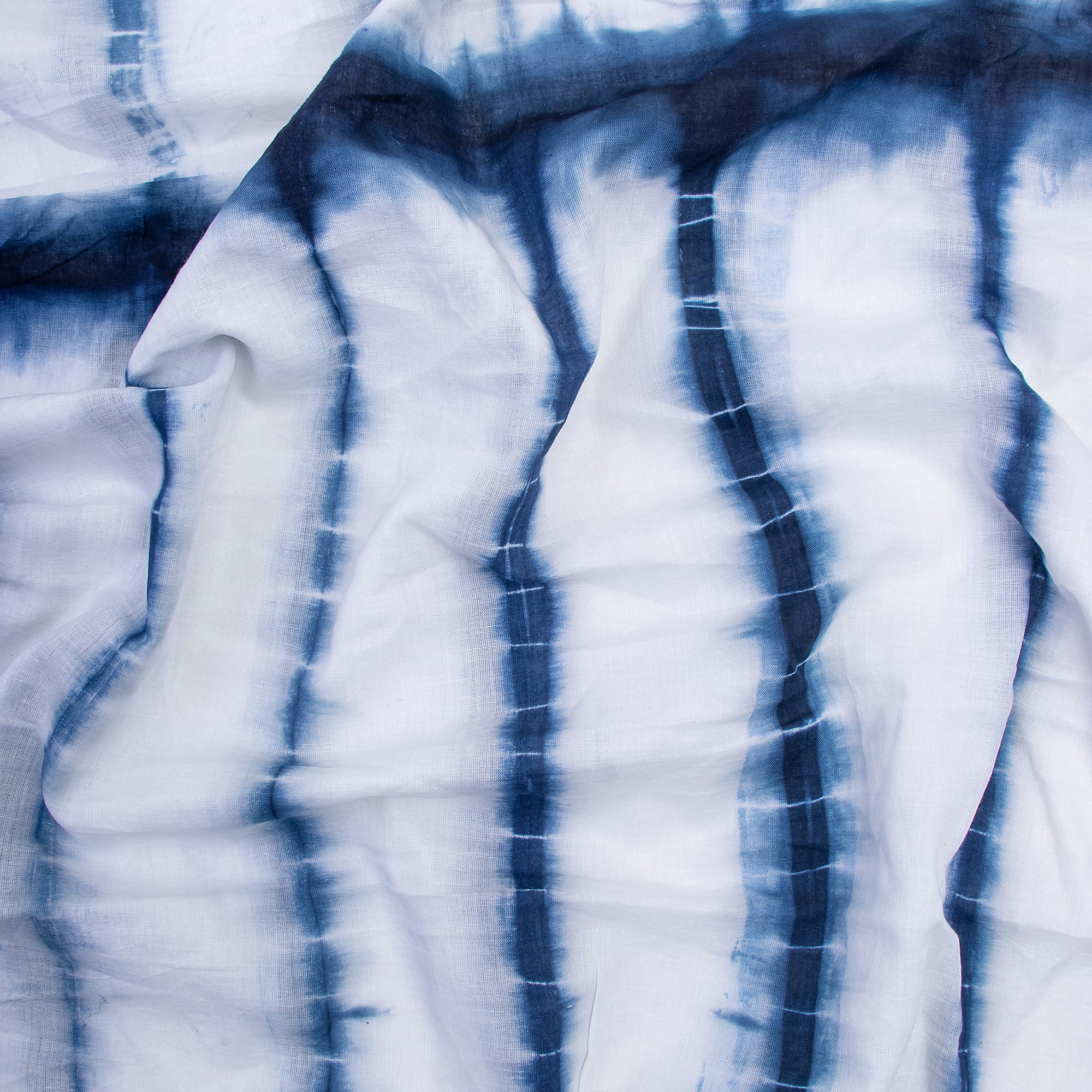Ocean Blue Handmade Tie Dye Cotton Fabric